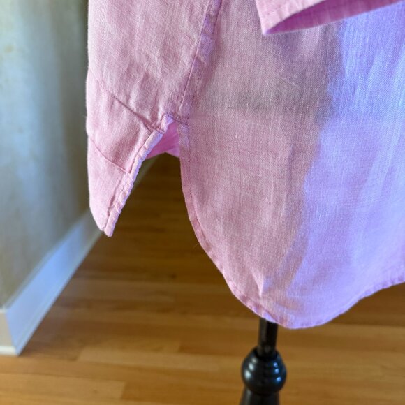 J. Jill Pink Linen Tunic Size Small - Picture 9 of 12